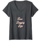 Raw Dogging Life V-Neck T-Shirt