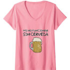 Mi no funcionar sin Cerveza V-Neck T-Shirt