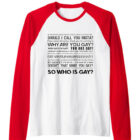 Why are you Gay? Raglan T-Shirt
