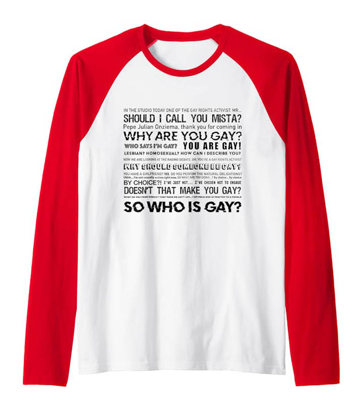 Why are you Gay? Raglan T-Shirt