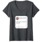 THICC latinas will NOT be deported! Women's V-Neck T-Shirt