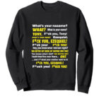 F you Tony! Sweatshirt
