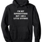 I’m not Superstitious but I am a Little Stitious Pullover Hoodie