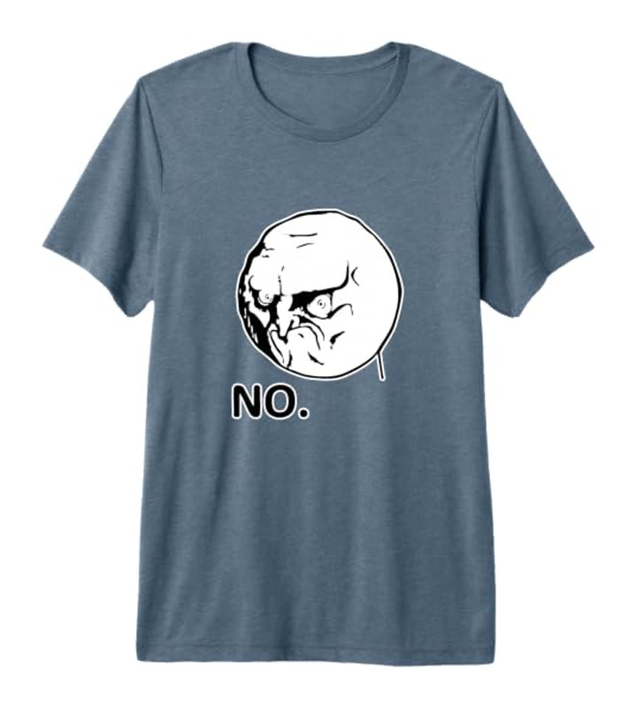 No Rage Meme Premium Tri-blend T-Shirt