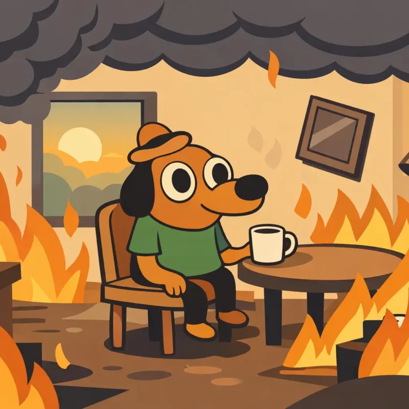 Why the This Is Fine T Shirt Still Hits Hard