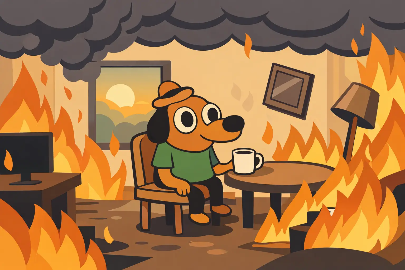 Why the This Is Fine T Shirt Still Hits Hard